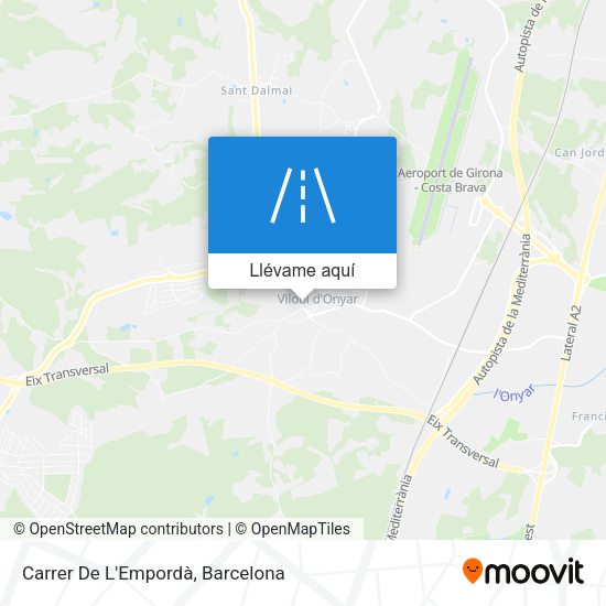 Mapa Carrer De L'Empordà