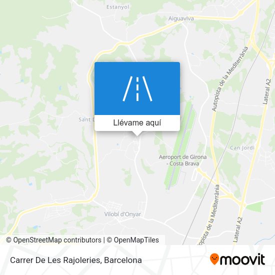 Mapa Carrer De Les Rajoleries