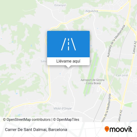 Mapa Carrer De Sant Dalmai