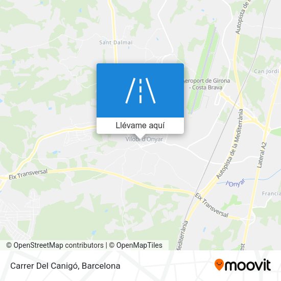 Mapa Carrer Del Canigó