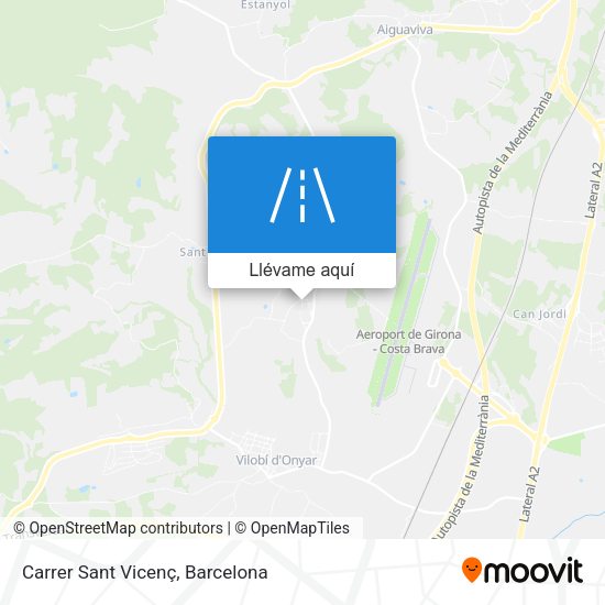 Mapa Carrer Sant Vicenç