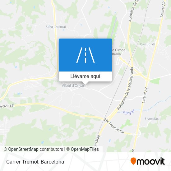 Mapa Carrer Trèmol