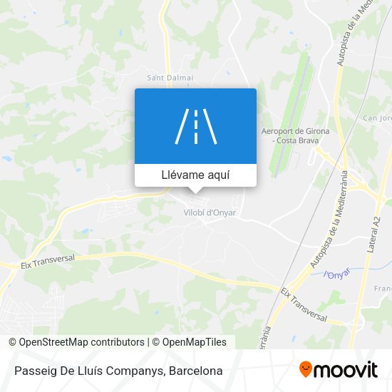 Mapa Passeig De Lluís Companys