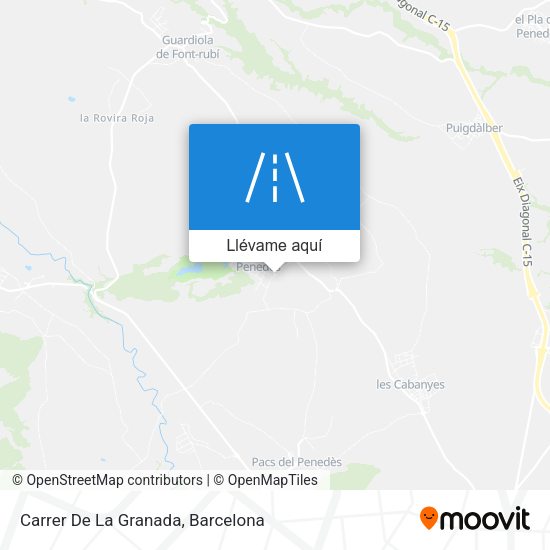 Mapa Carrer De La Granada