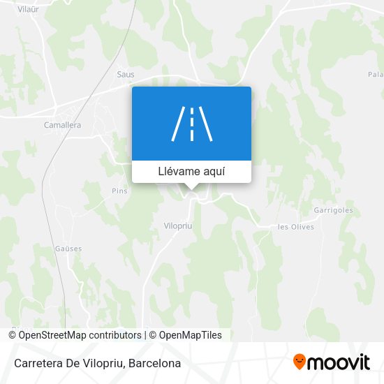Mapa Carretera De Vilopriu