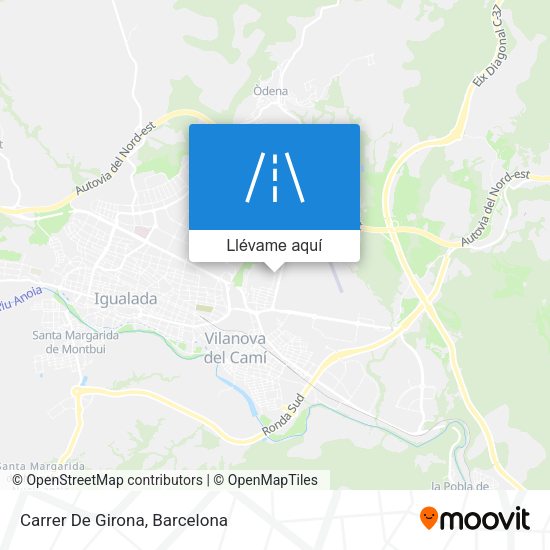 Mapa Carrer De Girona