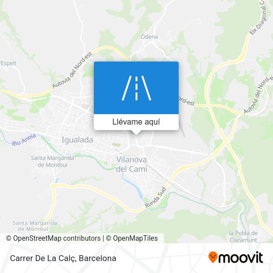 Mapa Carrer De La Calç