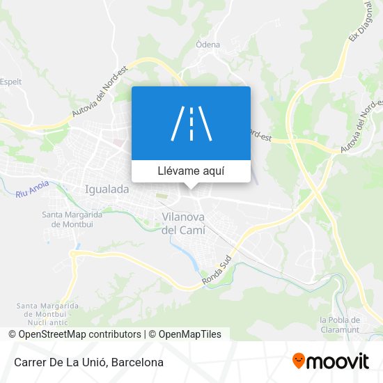 Mapa Carrer De La Unió