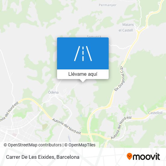 Mapa Carrer De Les Eixides