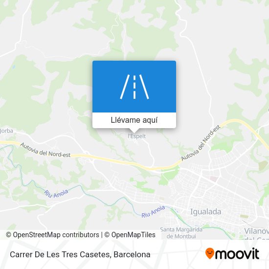 Mapa Carrer De Les Tres Casetes
