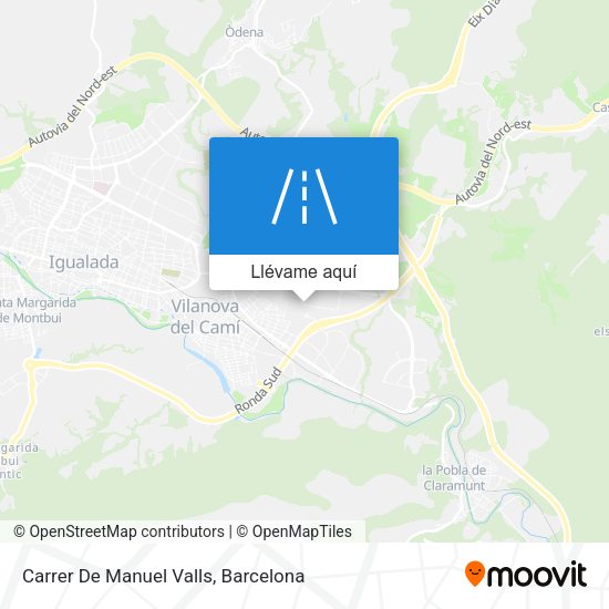 Mapa Carrer De Manuel Valls