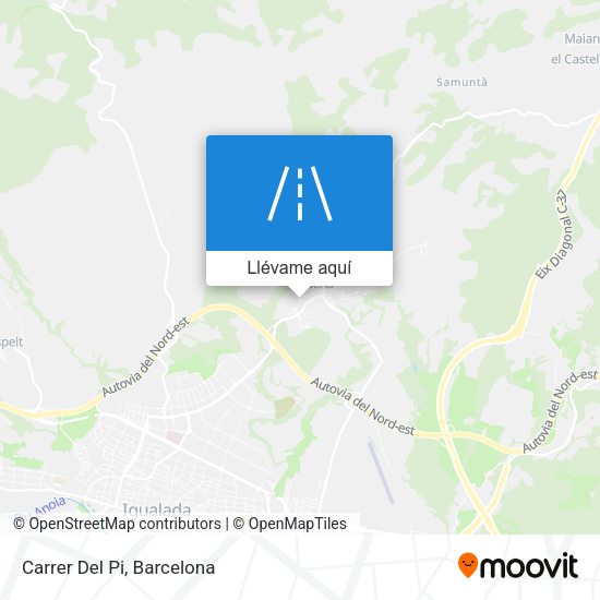 Mapa Carrer Del Pi