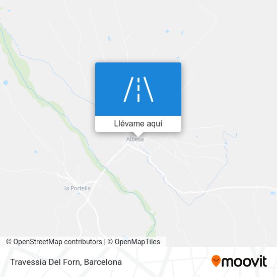 Mapa Travessia Del Forn