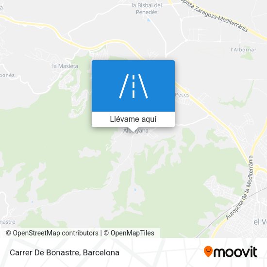 Mapa Carrer De Bonastre