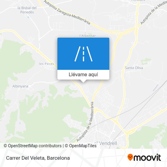 Mapa Carrer Del Veleta