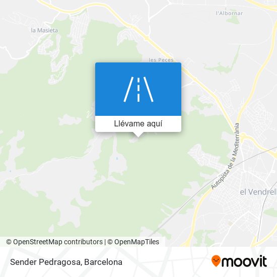 Mapa Sender Pedragosa