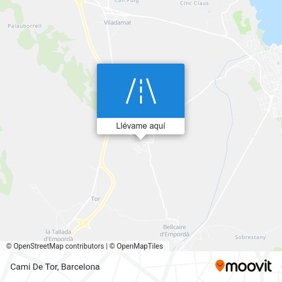 Mapa Cami De Tor