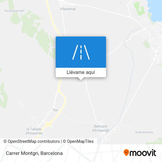 Mapa Carrer Montgri