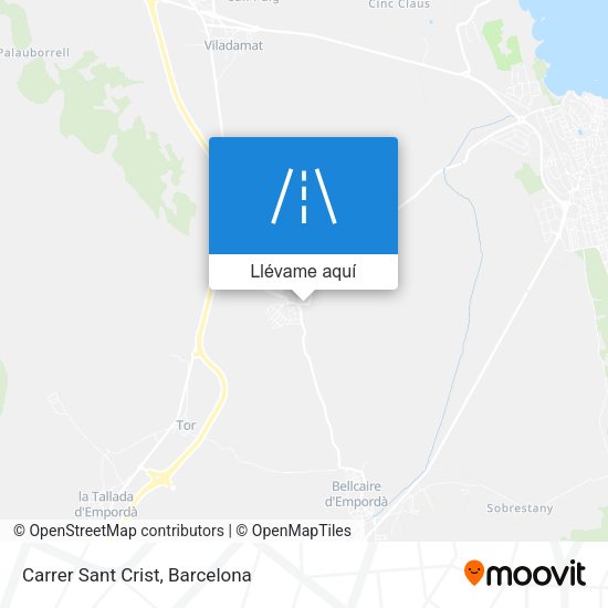 Mapa Carrer Sant Crist