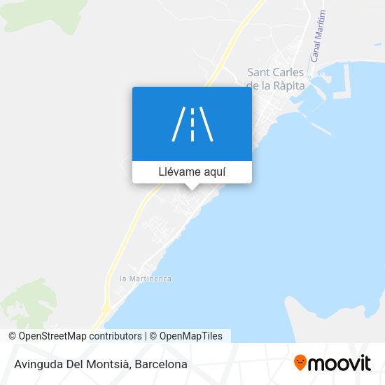 Mapa Avinguda Del Montsià