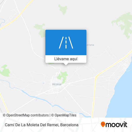Mapa Camí De La Moleta Del Remei