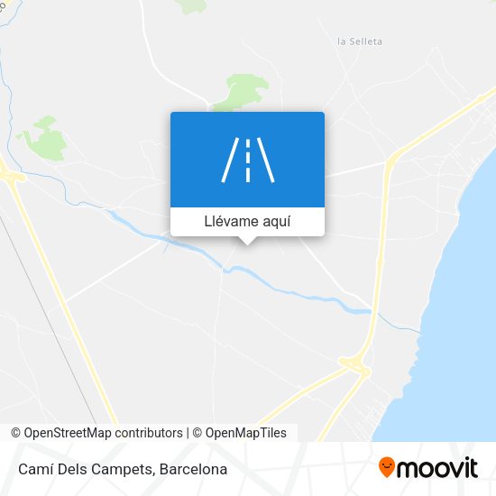 Mapa Camí Dels Campets