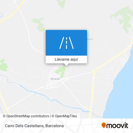 Mapa Camí Dels Castellans