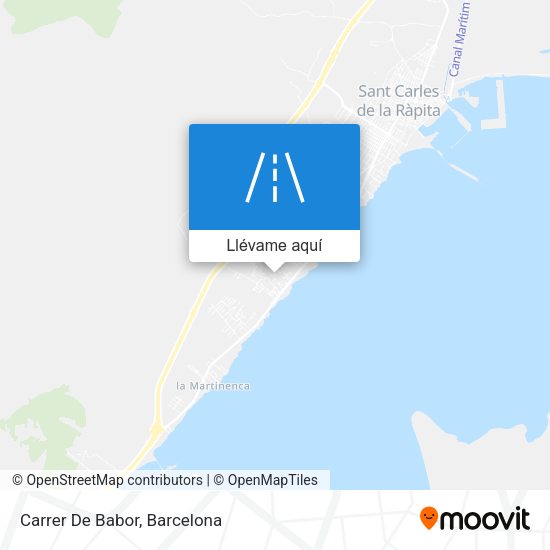 Mapa Carrer De Babor