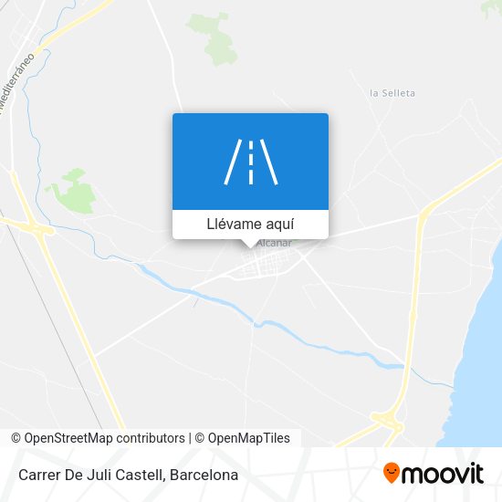 Mapa Carrer De Juli Castell