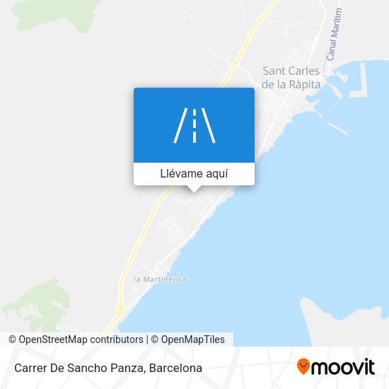 Mapa Carrer De Sancho Panza
