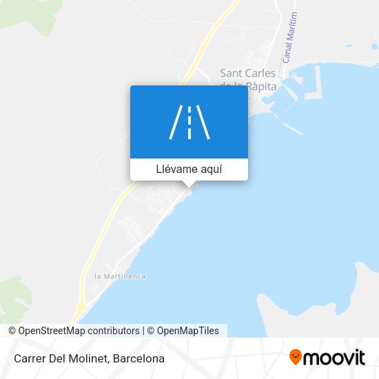 Mapa Carrer Del Molinet