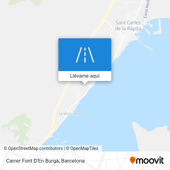 Mapa Carrer Font D'En Burgà