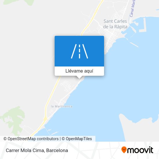 Mapa Carrer Mola Cima