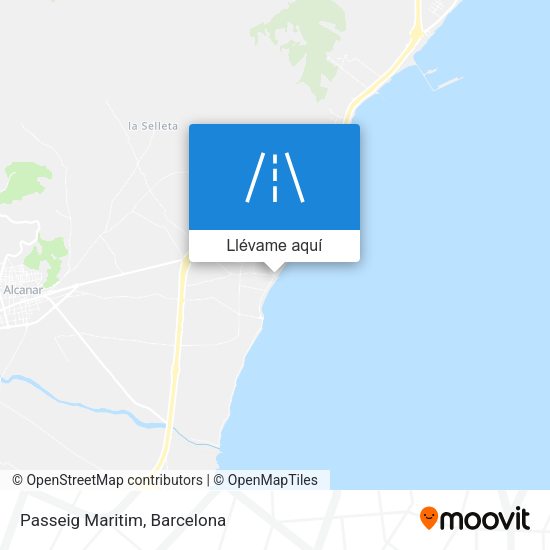 Mapa Passeig Maritim