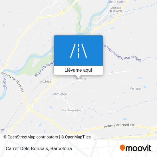 Mapa Carrer Dels Bonsais