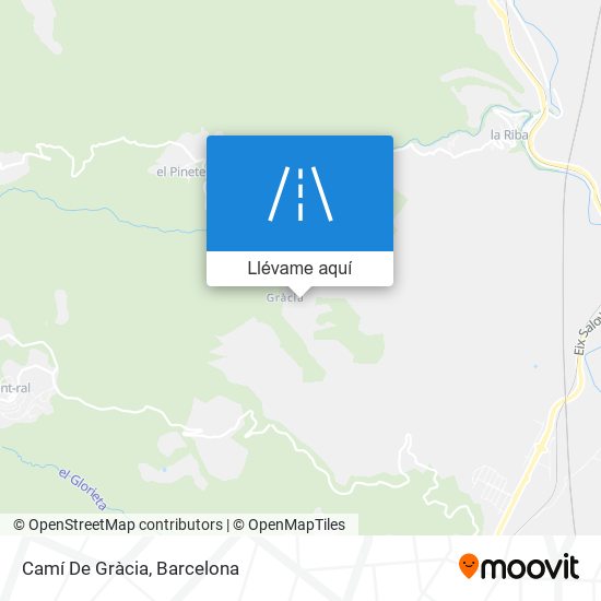 Mapa Camí De Gràcia