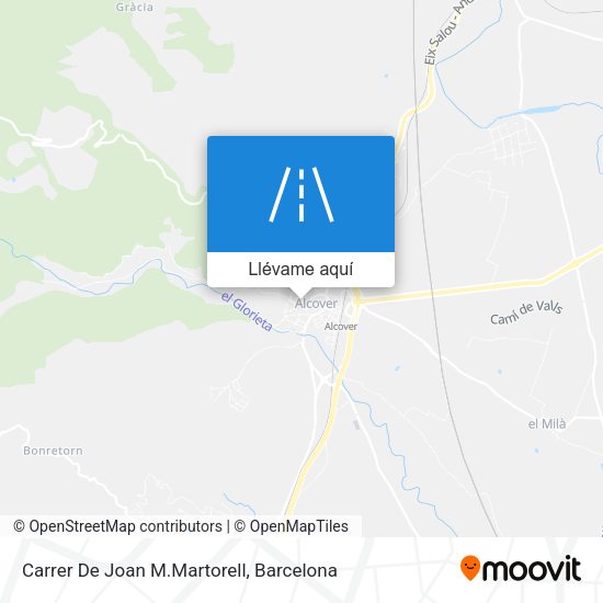 Mapa Carrer De Joan M.Martorell