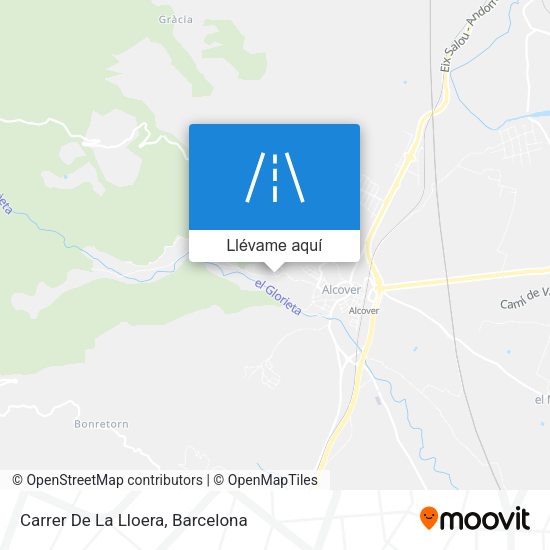 Mapa Carrer De La Lloera