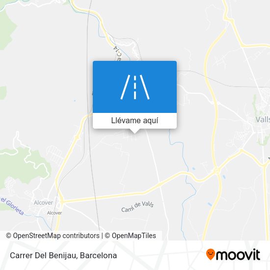 Mapa Carrer Del Benijau