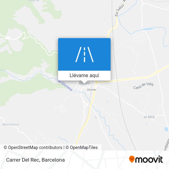 Mapa Carrer Del Rec