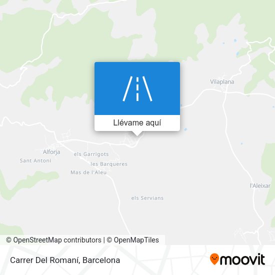 Mapa Carrer Del Romaní