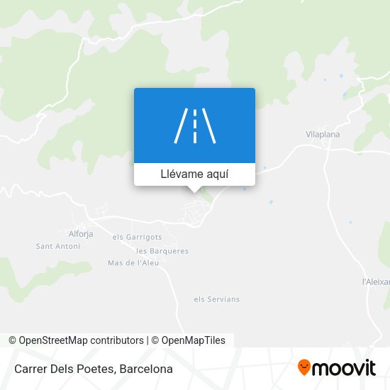 Mapa Carrer Dels Poetes