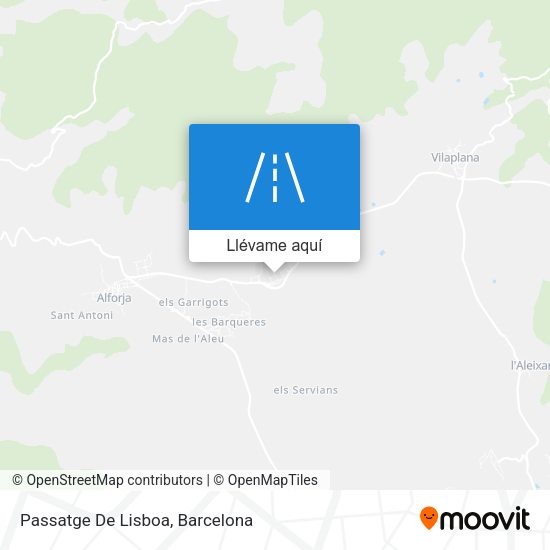 Mapa Passatge De Lisboa