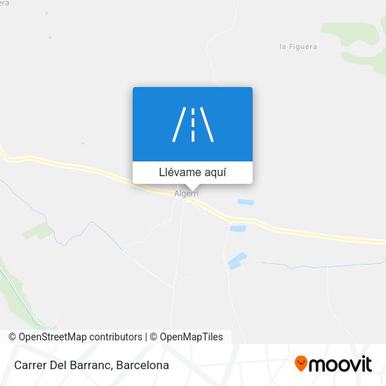 Mapa Carrer Del Barranc