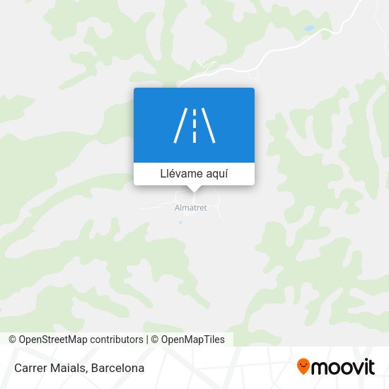 Mapa Carrer Maials