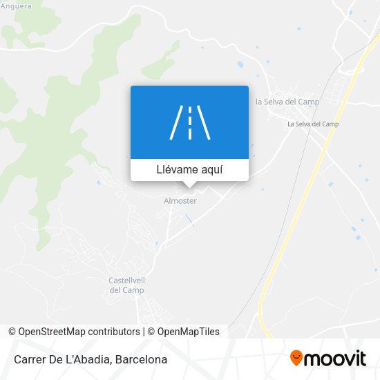 Mapa Carrer De L'Abadia