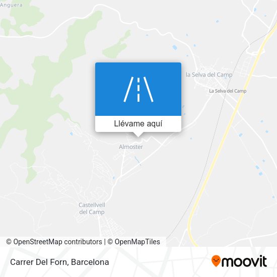 Mapa Carrer Del Forn