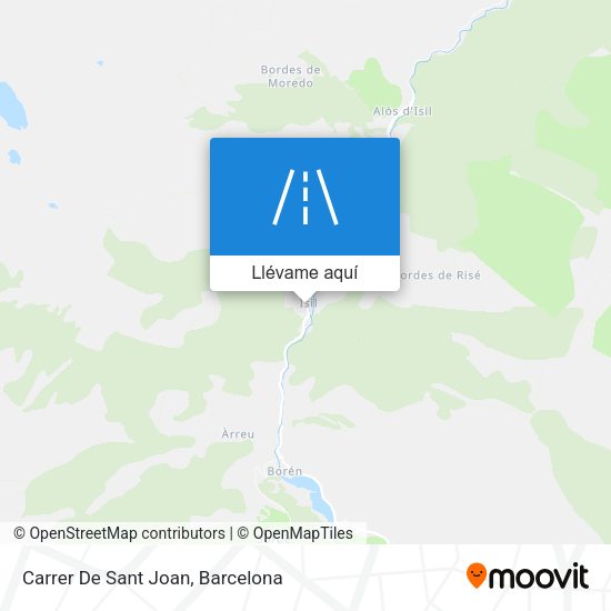 Mapa Carrer De Sant Joan