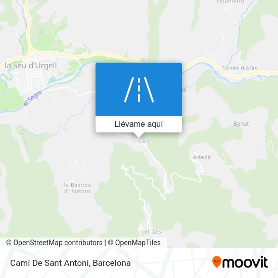 Mapa Camí De Sant Antoni