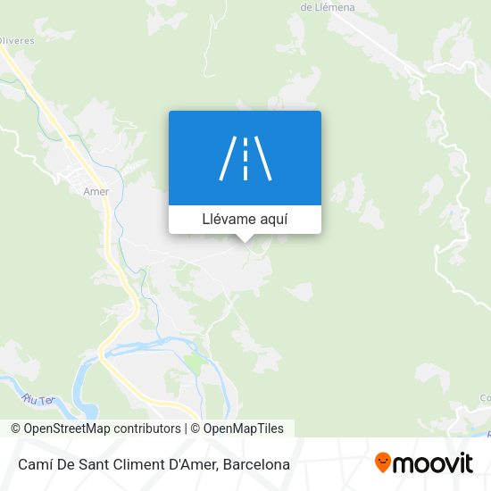 Mapa Camí De Sant Climent D'Amer